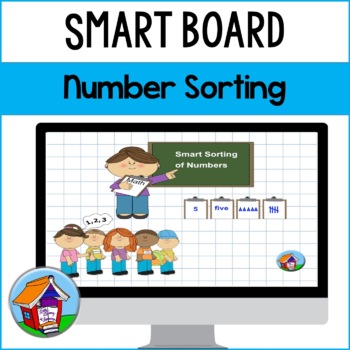 Preview of Sorting Numbers (Number Formats) Smart Board™ Activity