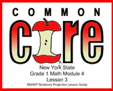 SMART Files for NYS 1st grade Math Module 4 Lessons in Top