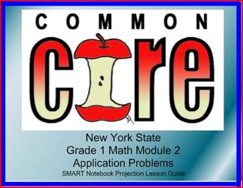 Preview of SMART Files for NYS Math Module 2 Lessons 1-4 for First Grade