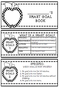 Preview of S.M.A.R.T. GOAL FLIP BOOK FOR KIDS