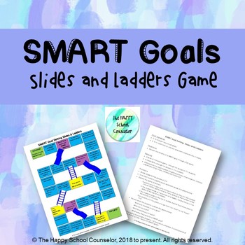 Preview of Smart Goals Slides and Ladders Game