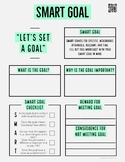 SMART Goal Fillable Worksheet