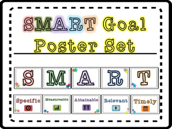Preview of SMART Goal Anchor Chart- Digital Resource