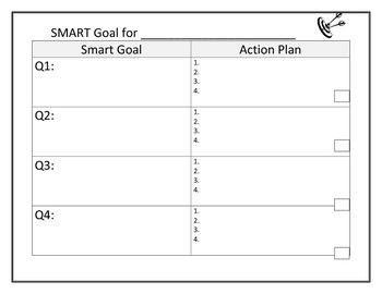 worksheet student goal smart