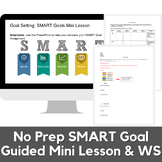 SMART Goal WS & Slides Middle & High School ESL No Prep Bu
