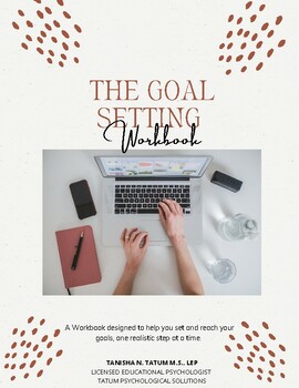 Preview of SMART Goal setting workbook for teens