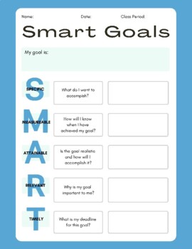 Preview of SMART Goals