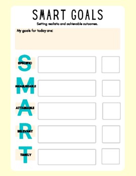 SMART Goals- Behaviour Management Resource by LiveLifeEducation | TPT