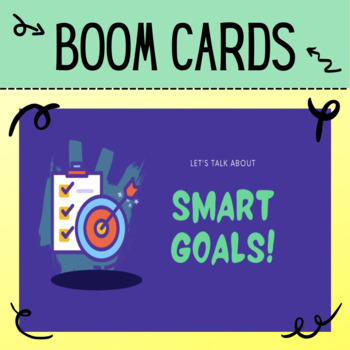 Preview of SMART Goals Boom Cards for Elementary Students