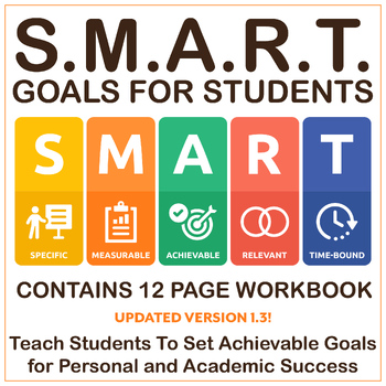 Preview of SMART Goals: Creating & Maintaining Goals v1.3 w/Self-Assessments, Crossword++