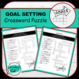 SMART Goals - Goal Setting Crossword Puzzle With Answer Key