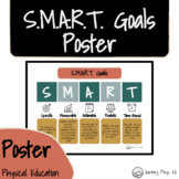SMART Goals Poster for Physical Education