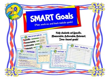 Preview of SMART Goals Setting, Tracking, Reflecting