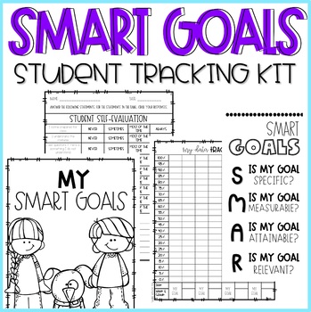 Preview of Student Data-Tracking Kit with SMART Goals