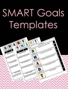 Preview of SMART Goals Template for Students