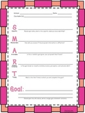 SMART Goals Worksheet for School Counselors - MULTIPLE COLORS