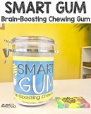 SMART Gum: Brain-Boosting Chewing Gum Canister Labels- Gre