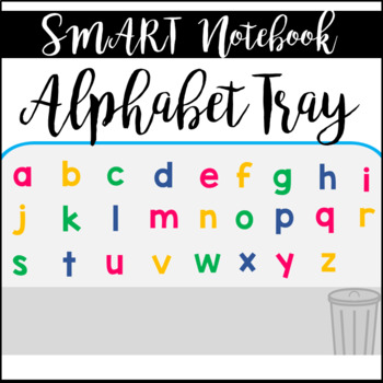 Preview of SMART Notebook Alphabet Tray