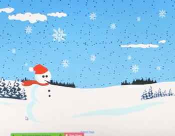 Preview of SMART Notebook Animated Winter Backgrounds