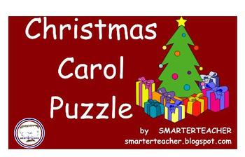 Preview of SMART Notebook - Christmas Carol Vocabulary Builder