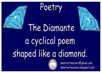 Preview of SMART Notebook - Diamante - Diamond Shape Poetry