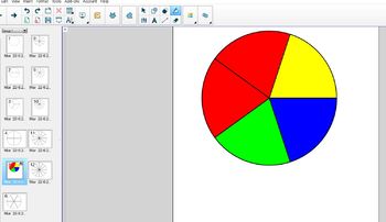 Preview of SMART Notebook Fraction Circles