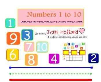 Preview of SMART Numbers 1 to 10: Use the SMART Board to Teach Numbers 1 to 10