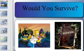 Preview of SMART Response Survival Quiz