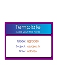 SMART Response Template_Numeric Questions