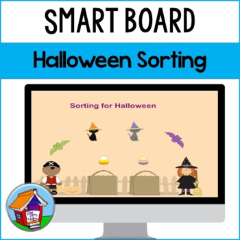 Preview of Sorting for Halloween Smart Board™ Activity
