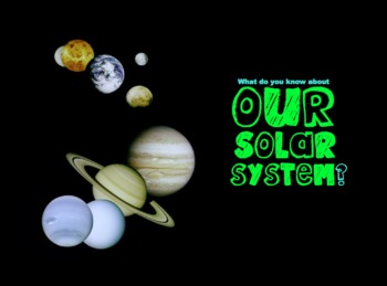 Preview of SMART board - Our Solar System!