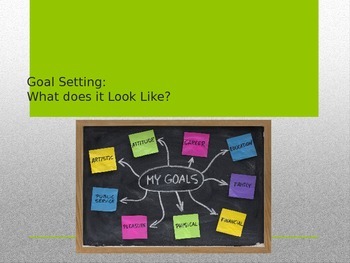 Preview of SMART goal setting