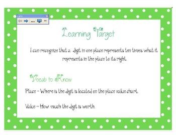 Preview of SMART lesson 4.NBT.1 (Place Value)