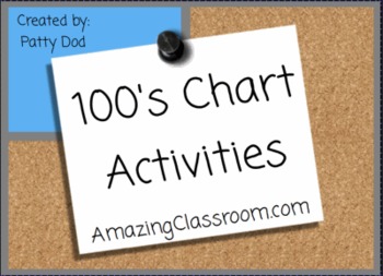 Preview of SMARTBOARD 100s Chart Activities - Smart Notebook