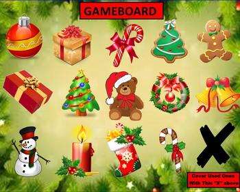 Preview of SMARTBOARD Christmas or Holiday Game Template