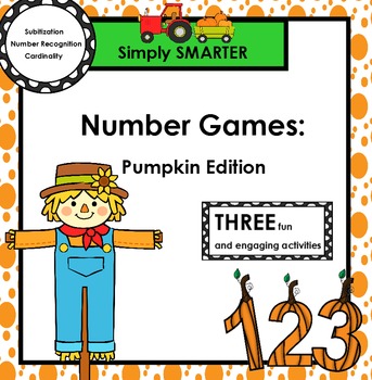 Preview of SMARTBOARD NUMBER GAMES:  Pumpkin Edition