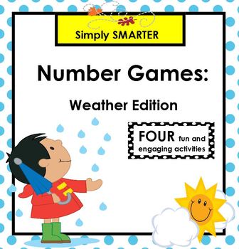 Preview of SMARTBOARD Number Games:  Weather Edition