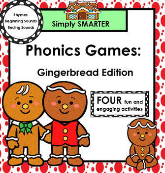 Preview of SMARTBOARD PHONICS GAMES: Gingerbread Edition