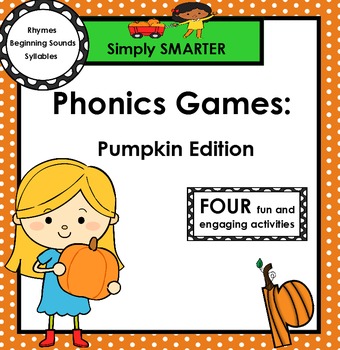 Preview of SMARTBOARD PHONICS GAMES:  Pumpkin Edition