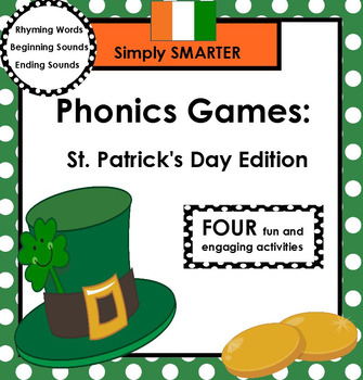 Preview of SMARTBOARD PHONICS GAMES:  St. Patrick's Day Edition