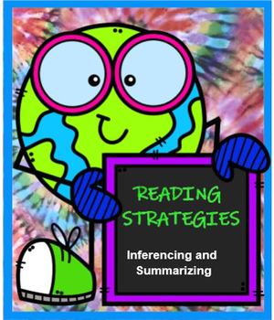 Preview of SMARTBOARD Reading Strategies - Infer, Summarize, and More PLUS PRINTABLE Cards