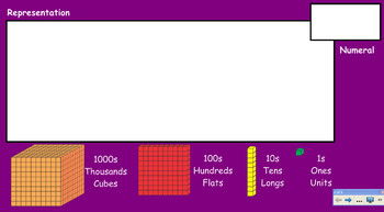 Preview of SMARTBOARD base ten 10 MABs TEACHING RESOURCE