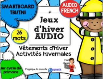 Preview of Jeux d’hiver - Jeu interactif AUDIO auto-correctif