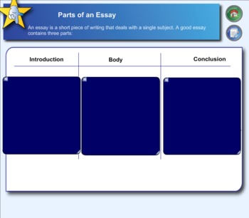 Preview of SMARTBoard Lesson: Parts of an Essay, Attention Grabbers