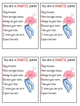 Preview of SMARTIE Pants - Testing Motivation