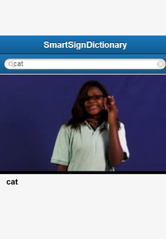 Preview of SMARTSign Dictionary
