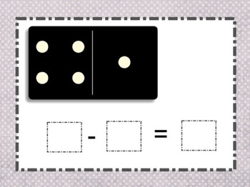 Preview of SMARTboard Domino Subtracton Practice