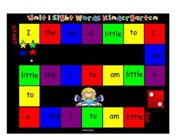 Preview of SMARTboard Kindergarten Reading Street Sight Words