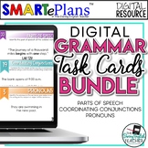 Digital Grammar Task Cards Bundle -Parts of Speech- Distan