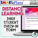Distance Learning Daily Check-In Log